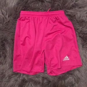 Hot pink adidas shirts